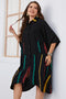 Plus Size Women Half Sleeve Dress