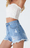 buy distressed denim shorts