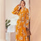 orange maxi dress
