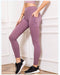 Dinazah Women High Waist Belt Pocket Yoga Pant