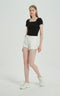 High Waist Casual Denim Shorts