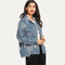 Casual Ripped Denim Cowboy Coat