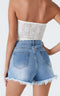womens zipper shorts