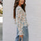 V-Neck Long sleeve women shirt