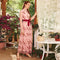 French Fresh Mesh Maxi Dress