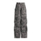 Retro Pocket Wide Leg Loose Slimming Workwear Jeans