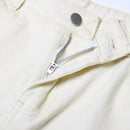 Contrast Color Patchwork High Waist Straight Jeans