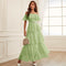 high waist maxi dress