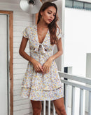 floral tiered dress