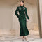 Oblique Off Shoulder Slim High Waist Maxi Dress