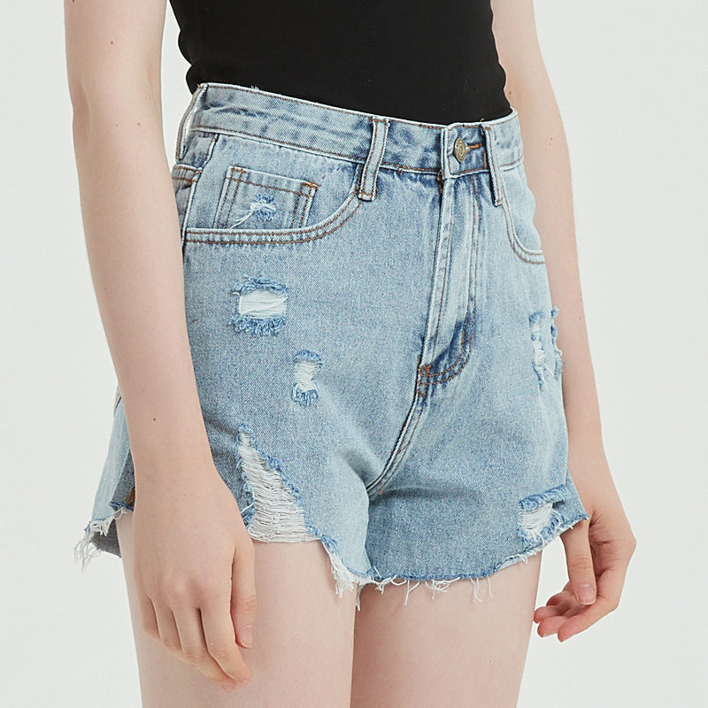 casual denim shorts for women