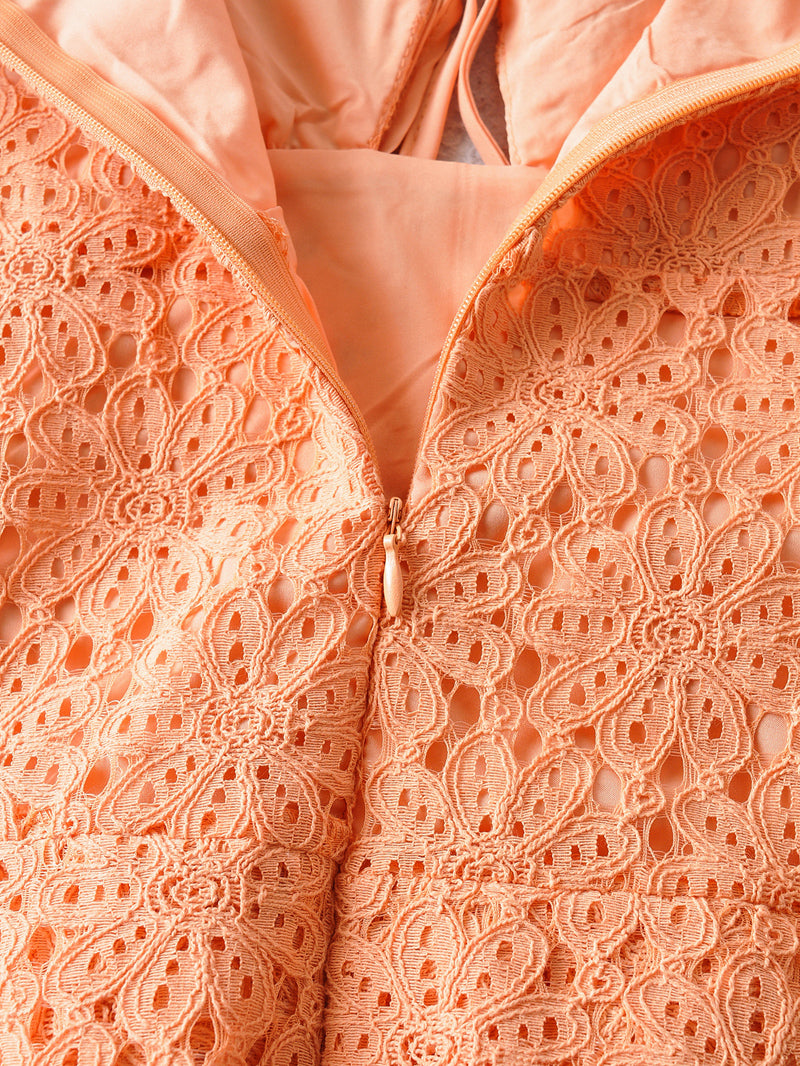bubble sleeve casual dress